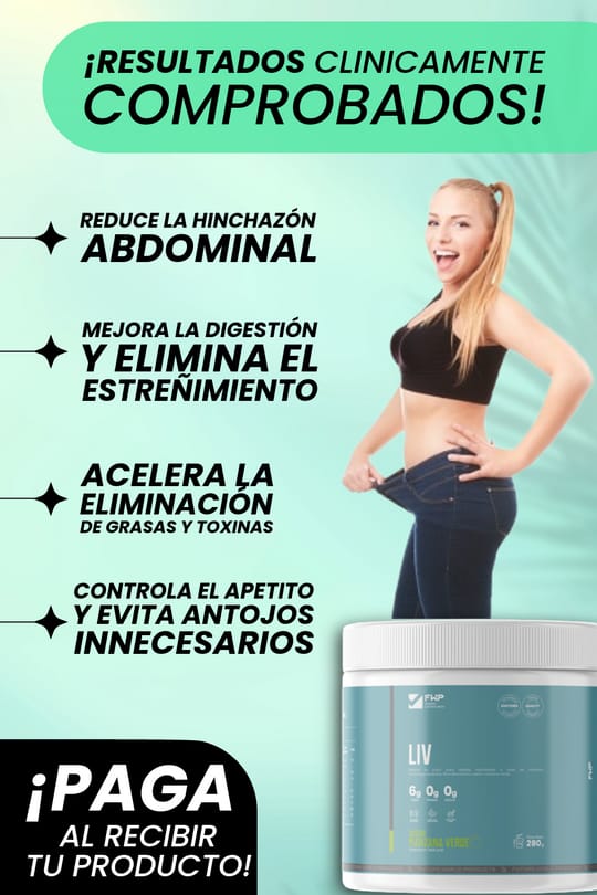 LIV - Fibra, Probióticos, digestión y Control de Peso